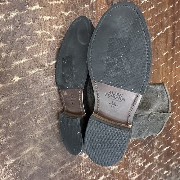 Allen Edmonds Dallas Roper Boots Mens 9 D Husk Brown Leather (444N) NWOT - Picture 7 of 9